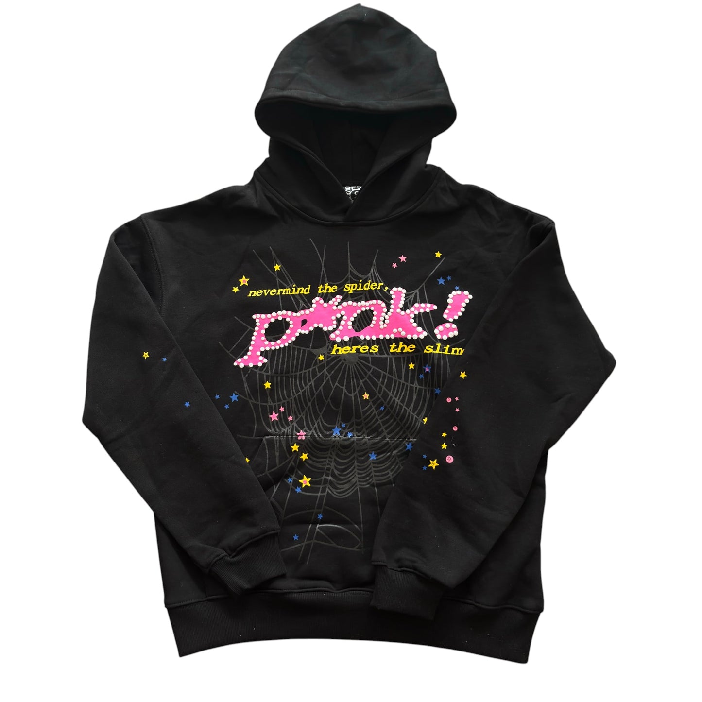 SP5DER Pink Hoodie