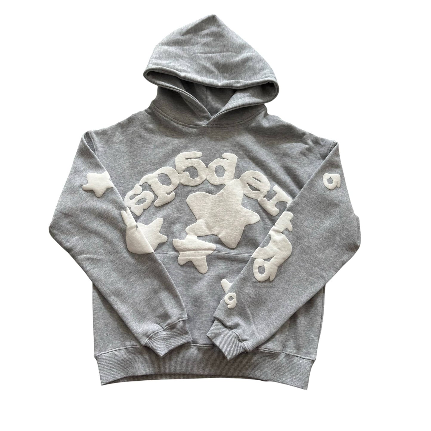 SP5DER Grey Hoodie
