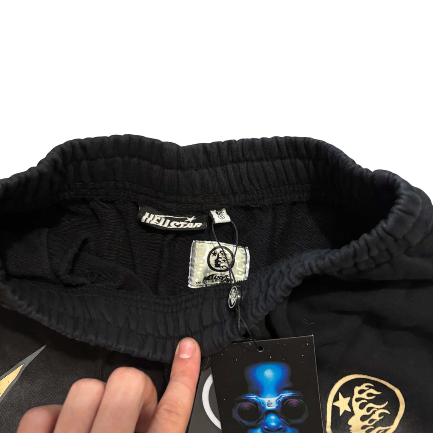 Hellstar Black Washed Sweapants 2.0