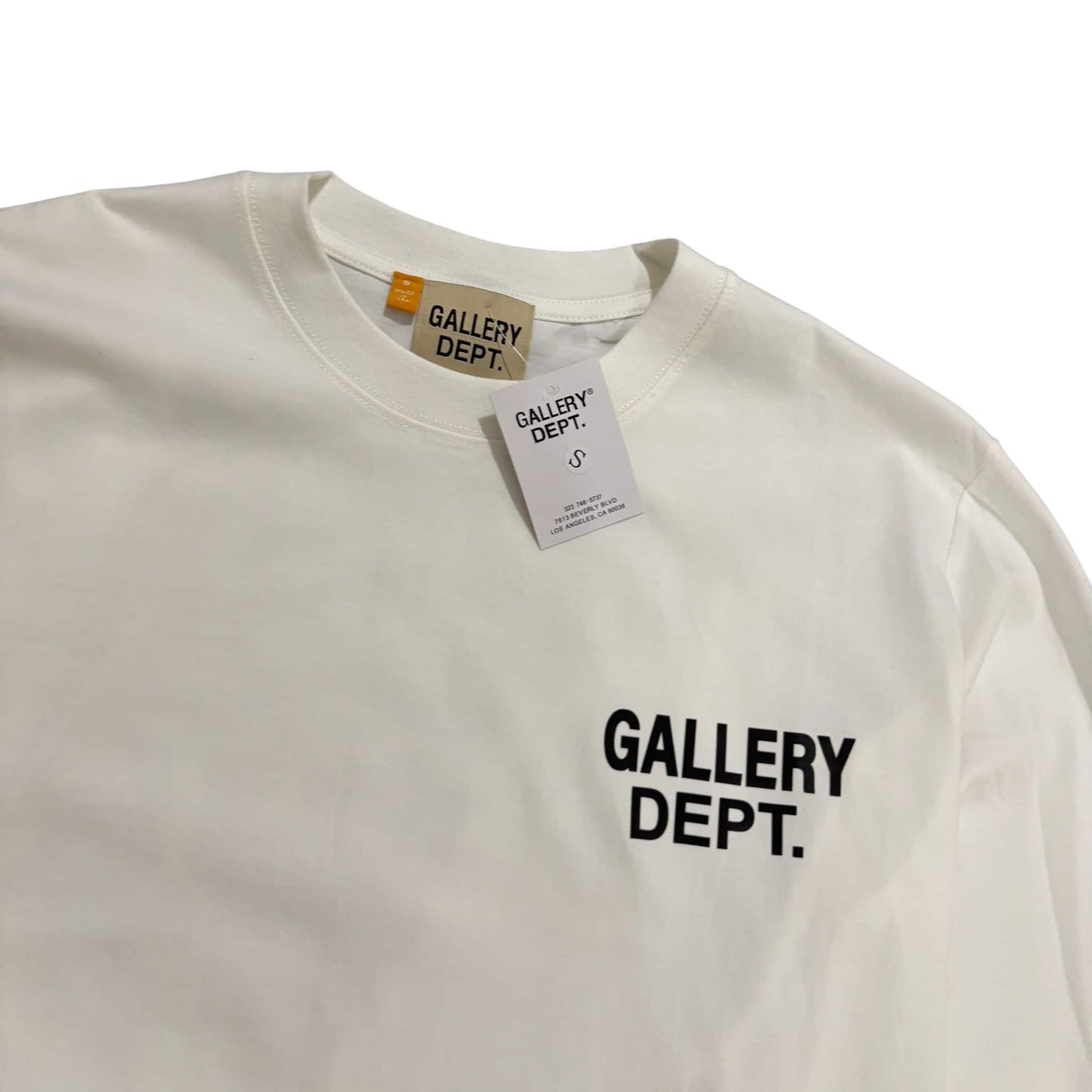 Gallery Dept. White Sweatshirt Double Print