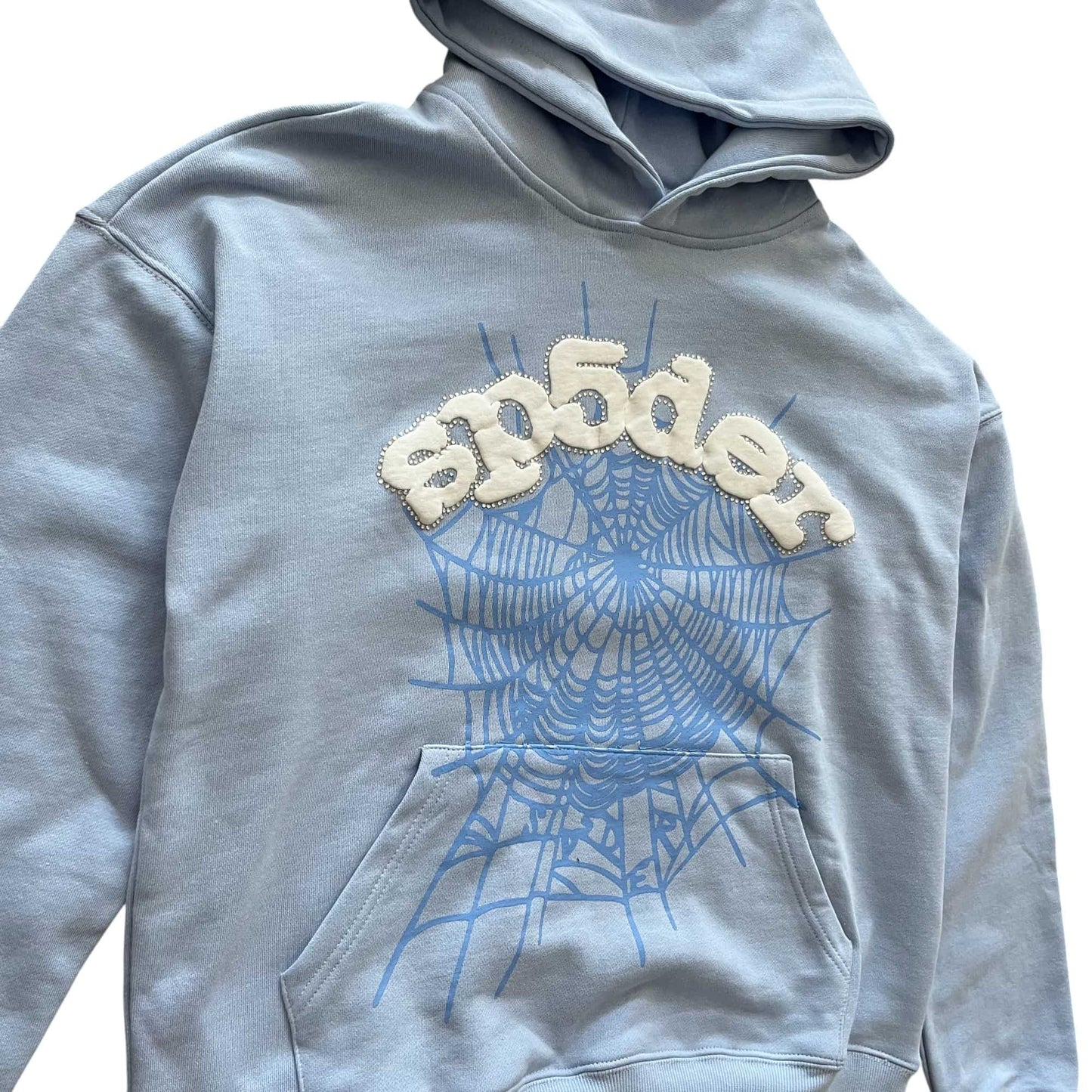 SP5DER Blue Hoodie