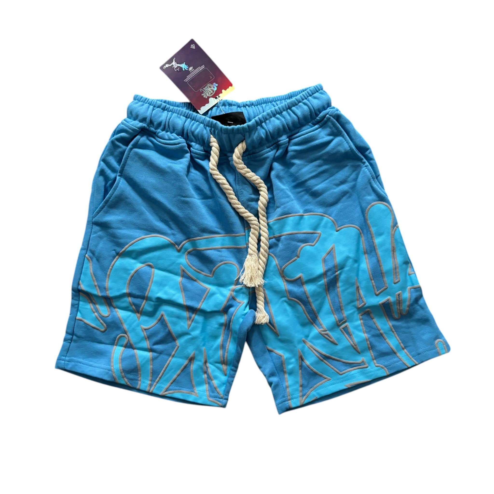 Syna World Blue Shorts Rope Drawstrings – URBANHAVEN