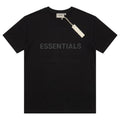 Essentials Fear of God Black Front Text T-shirt