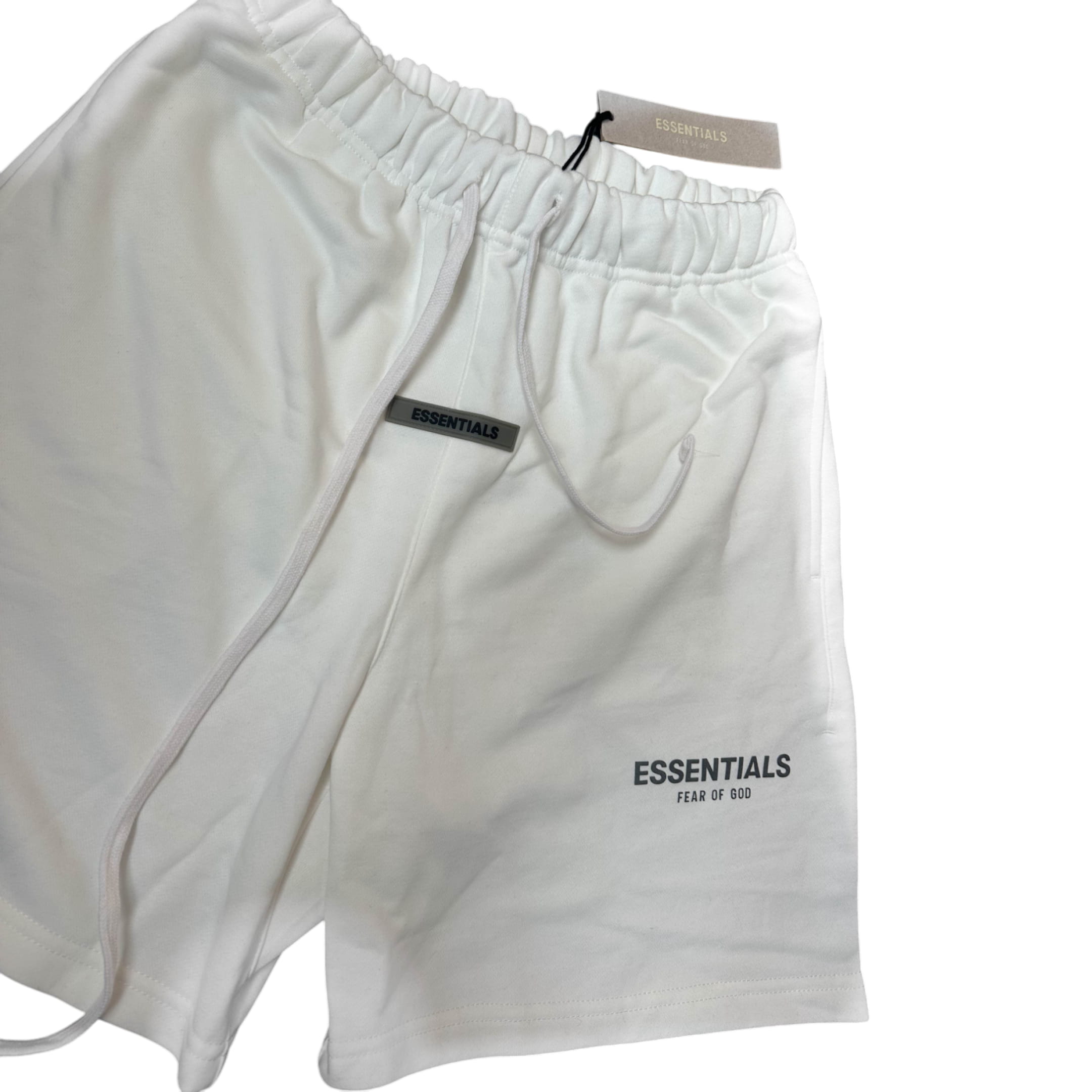 Essentials Fear of God Fleece White Shorts