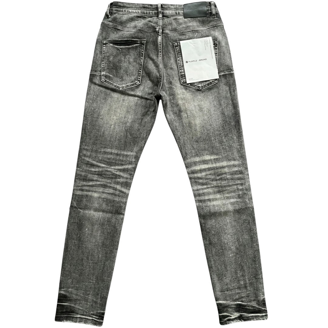 Purple Brand Gray Distressed Banda Jeans