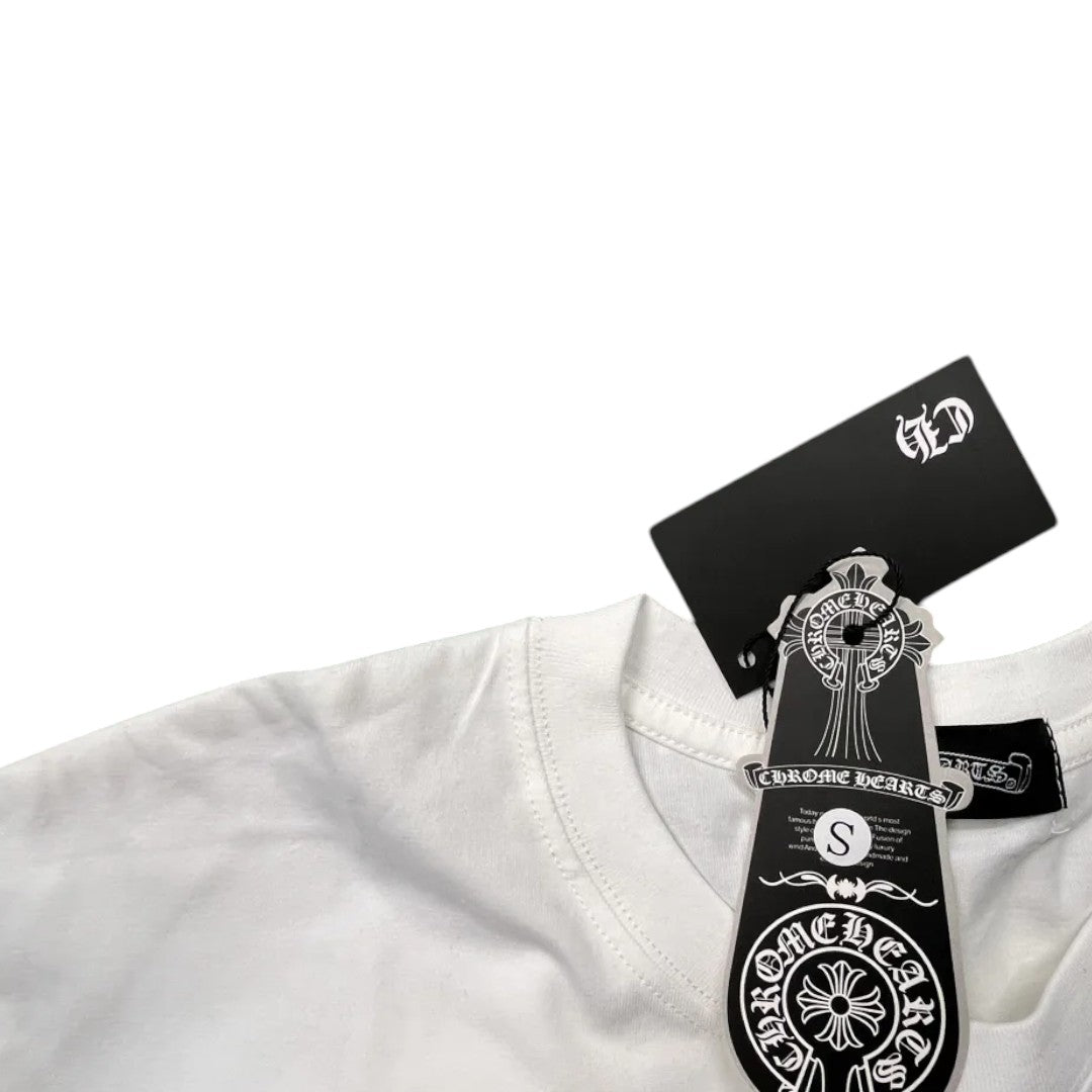 Chrome Hearts White Eleven Cross T-shirt
