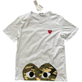 Commes De Garcons Camouflage White T -shirt