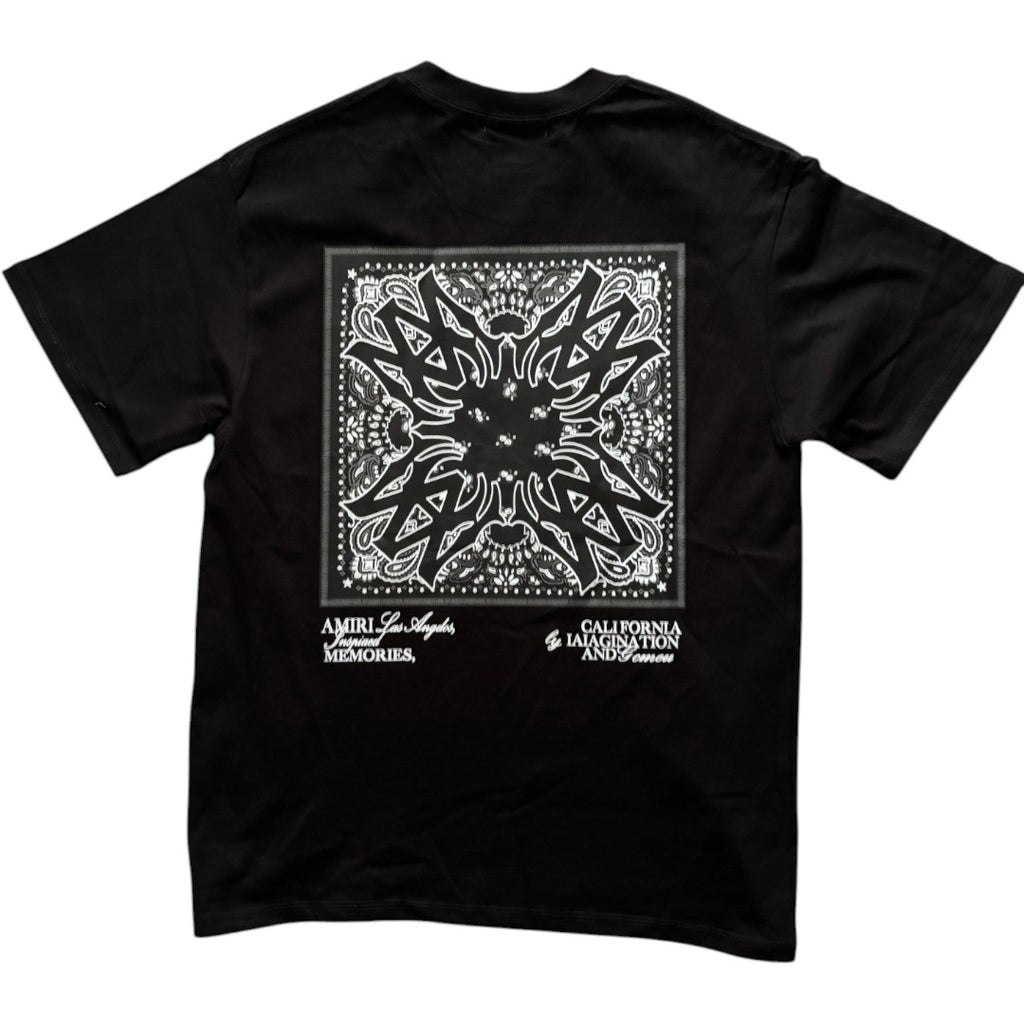 Amiri Black Bandana T-shirt