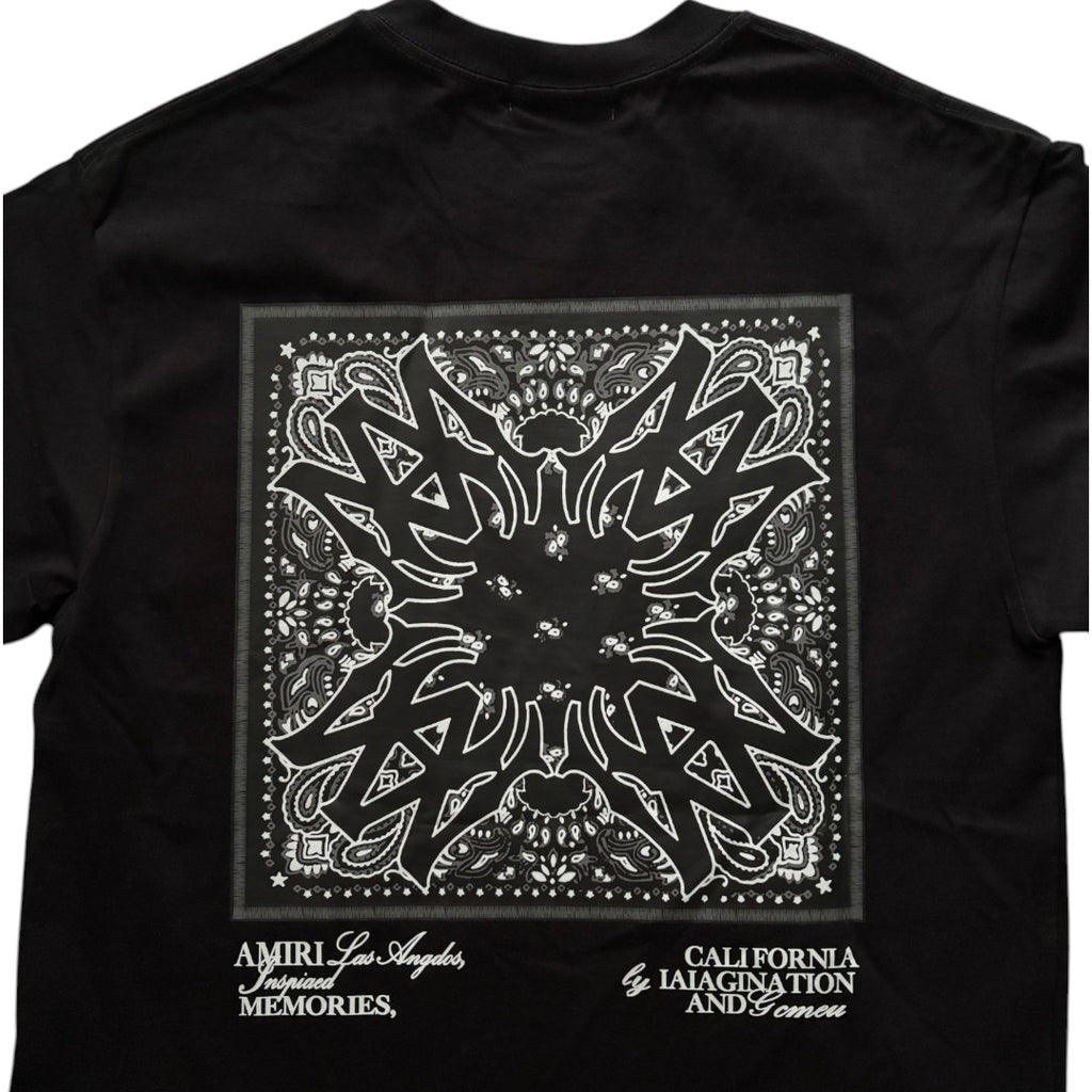 Amiri Black Bandana T-shirt