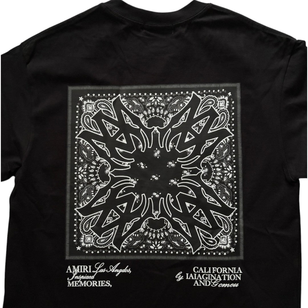 Amiri Black Bandana T-shirt