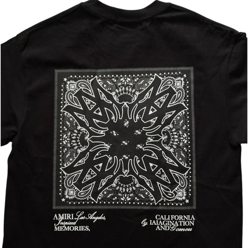 Amiri Black Bandana T-shirt