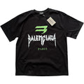 Balenciaga Black & Green Emblem T-shirt