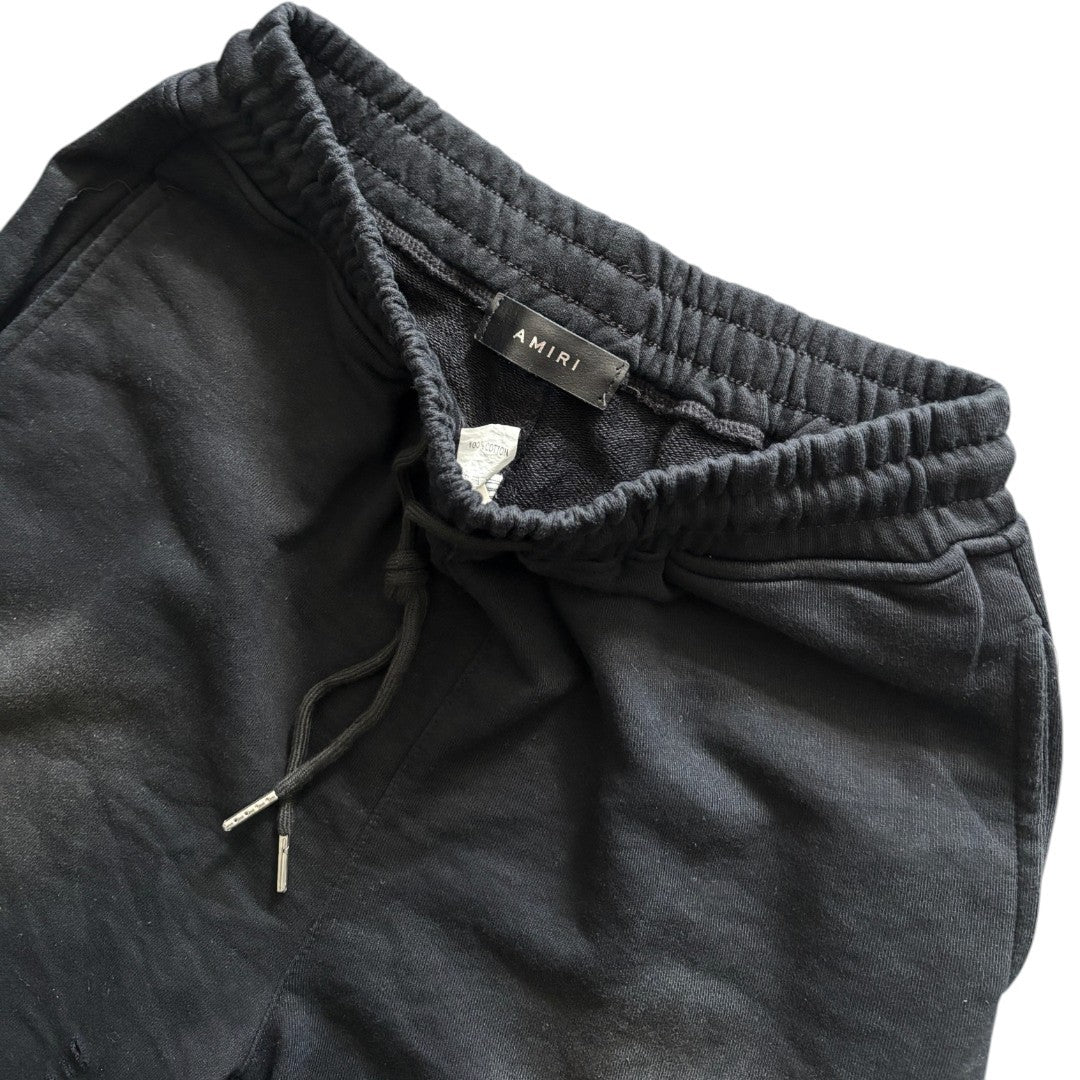 Amiri Black Distressed Washed Shorts Limited