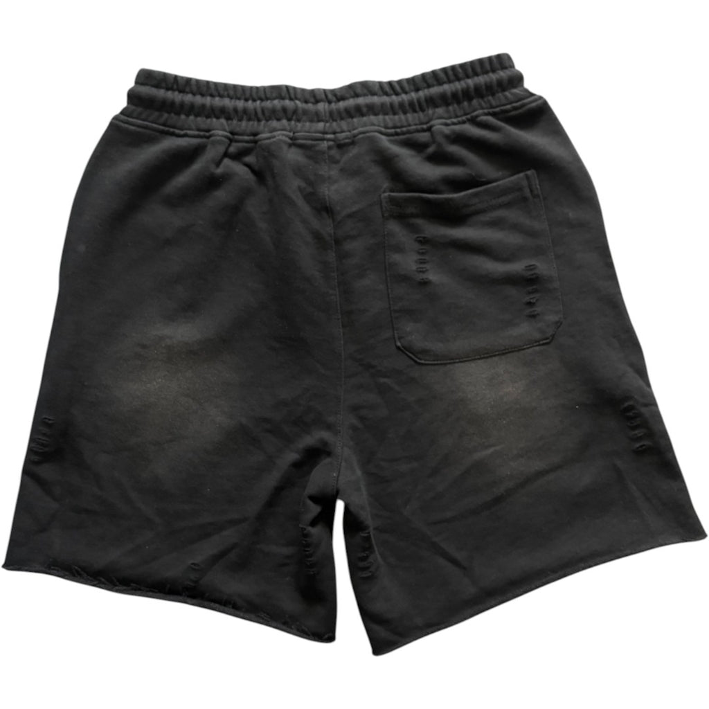 Amiri Black Distressed Washed Shorts Limited