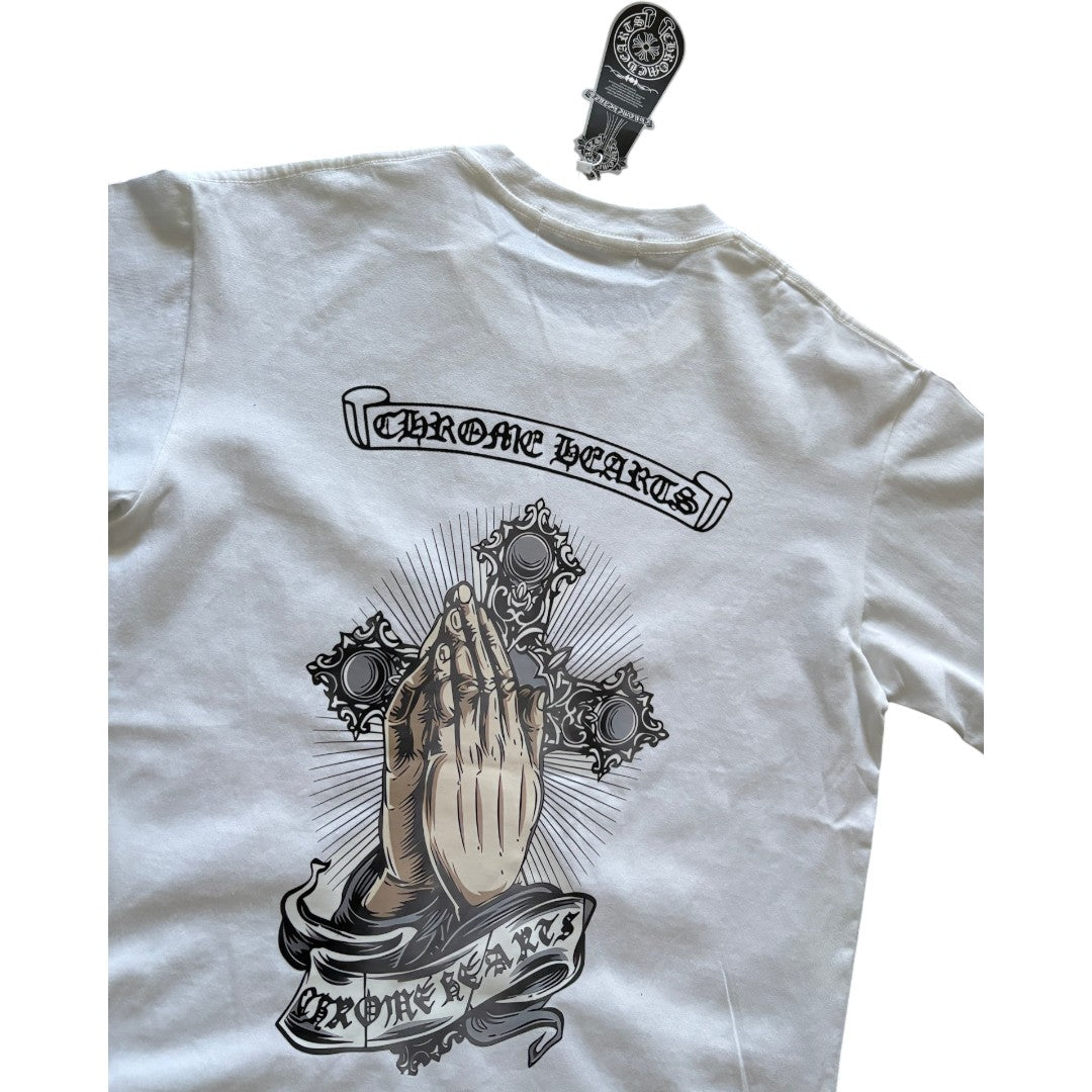 Chrome Hearts Silver Cross T-shirt