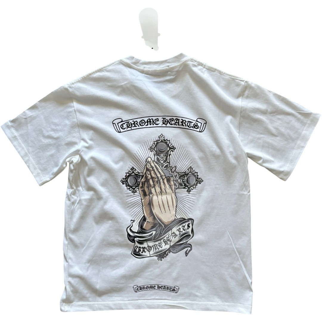 Chrome Hearts Silver Cross T-shirt