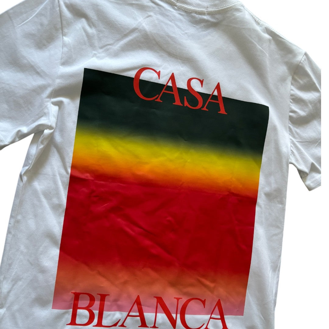 Casablanca White Warm Gradient T-shirt