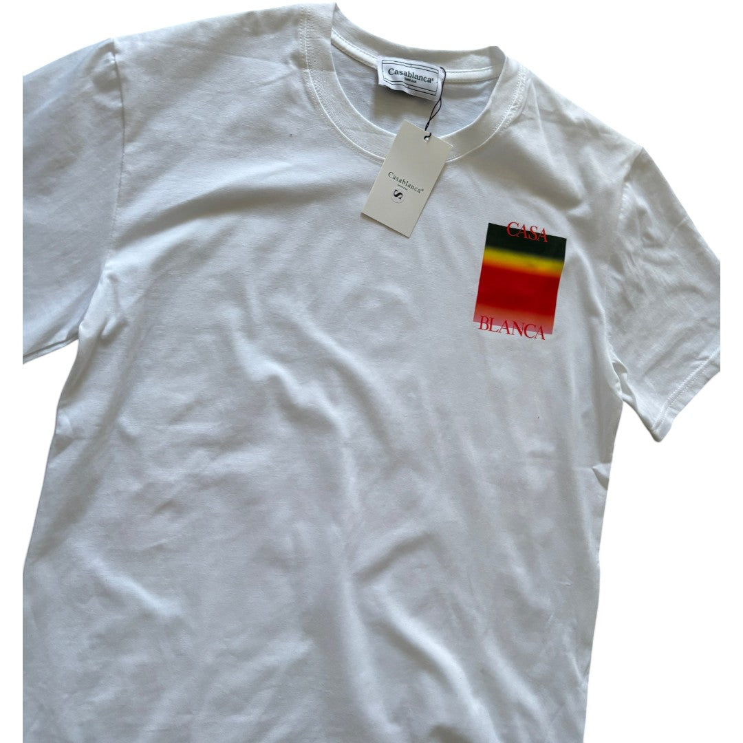Casablanca White Warm Gradient T-shirt