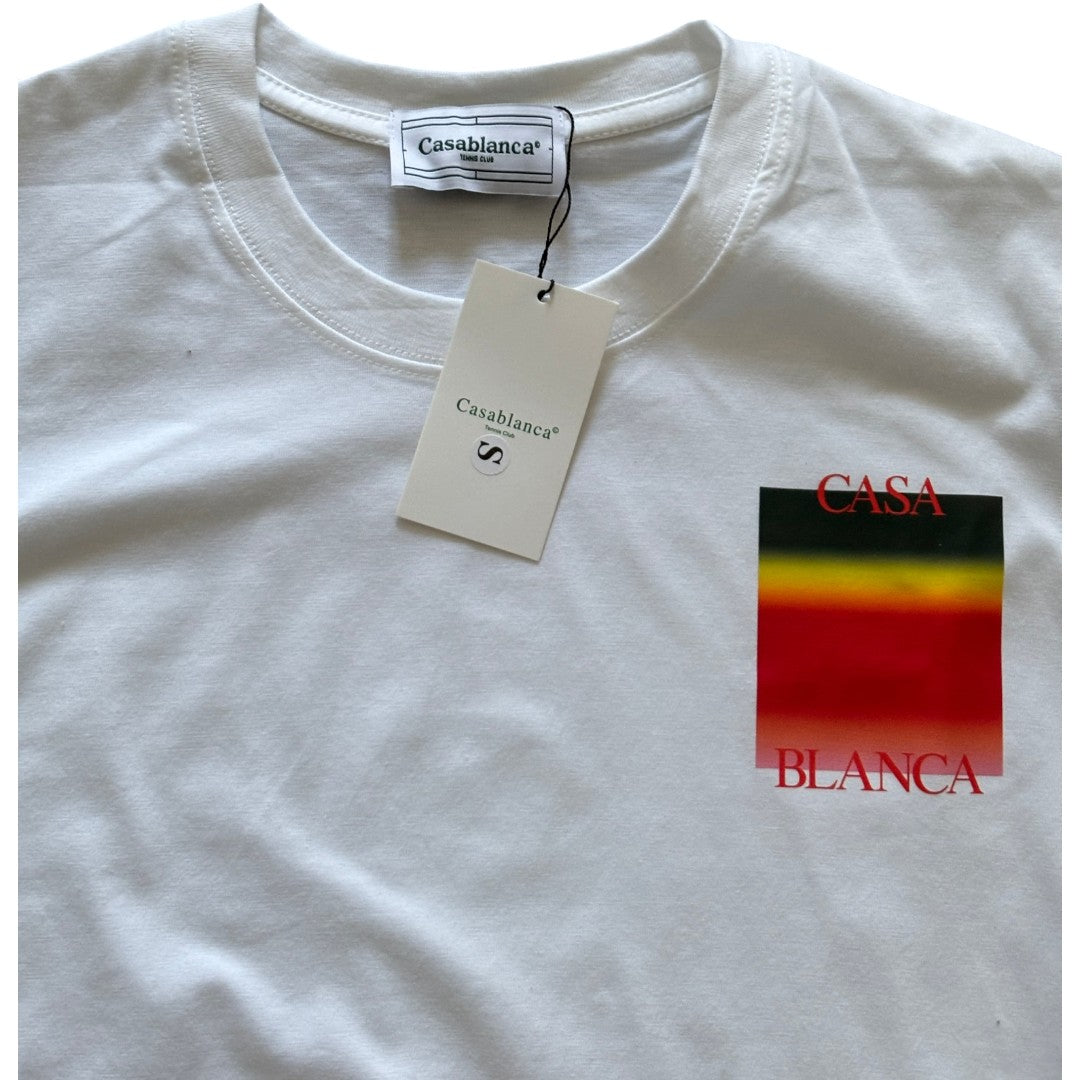 Casablanca White Warm Gradient T-shirt