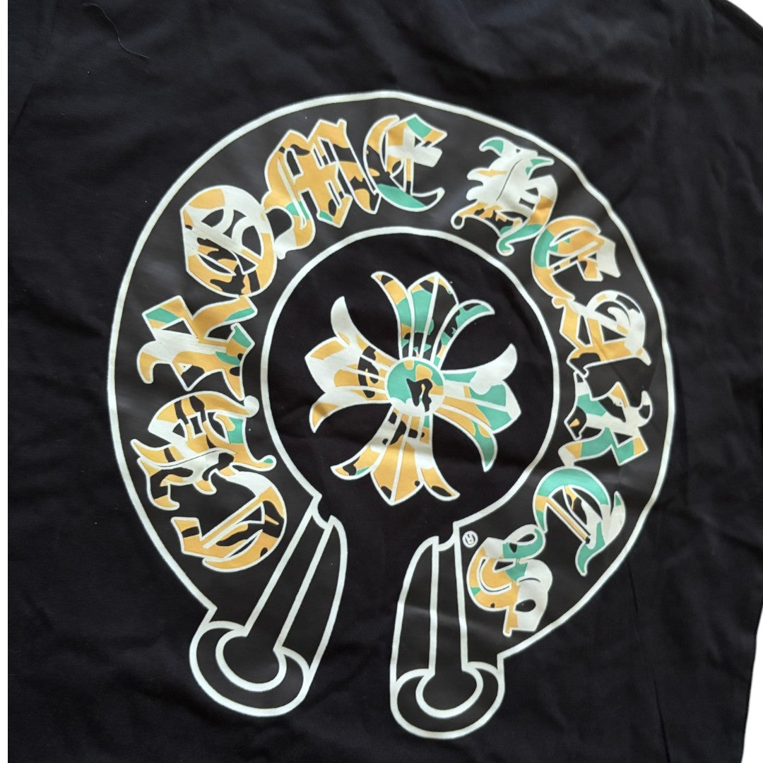 Chrome Hearts Green & Yellow T-shirt  LIMITED