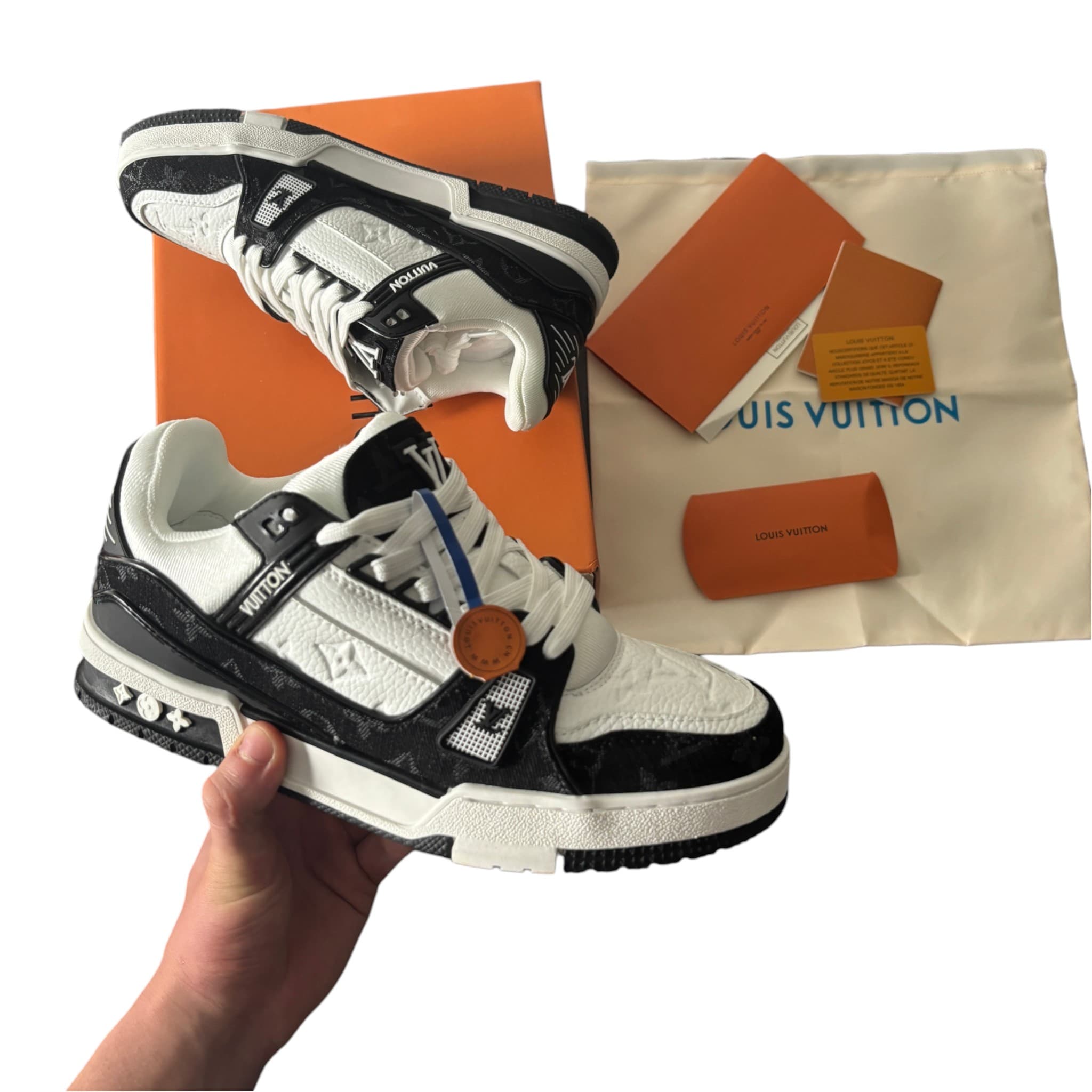 LV Black Monogram Trainer