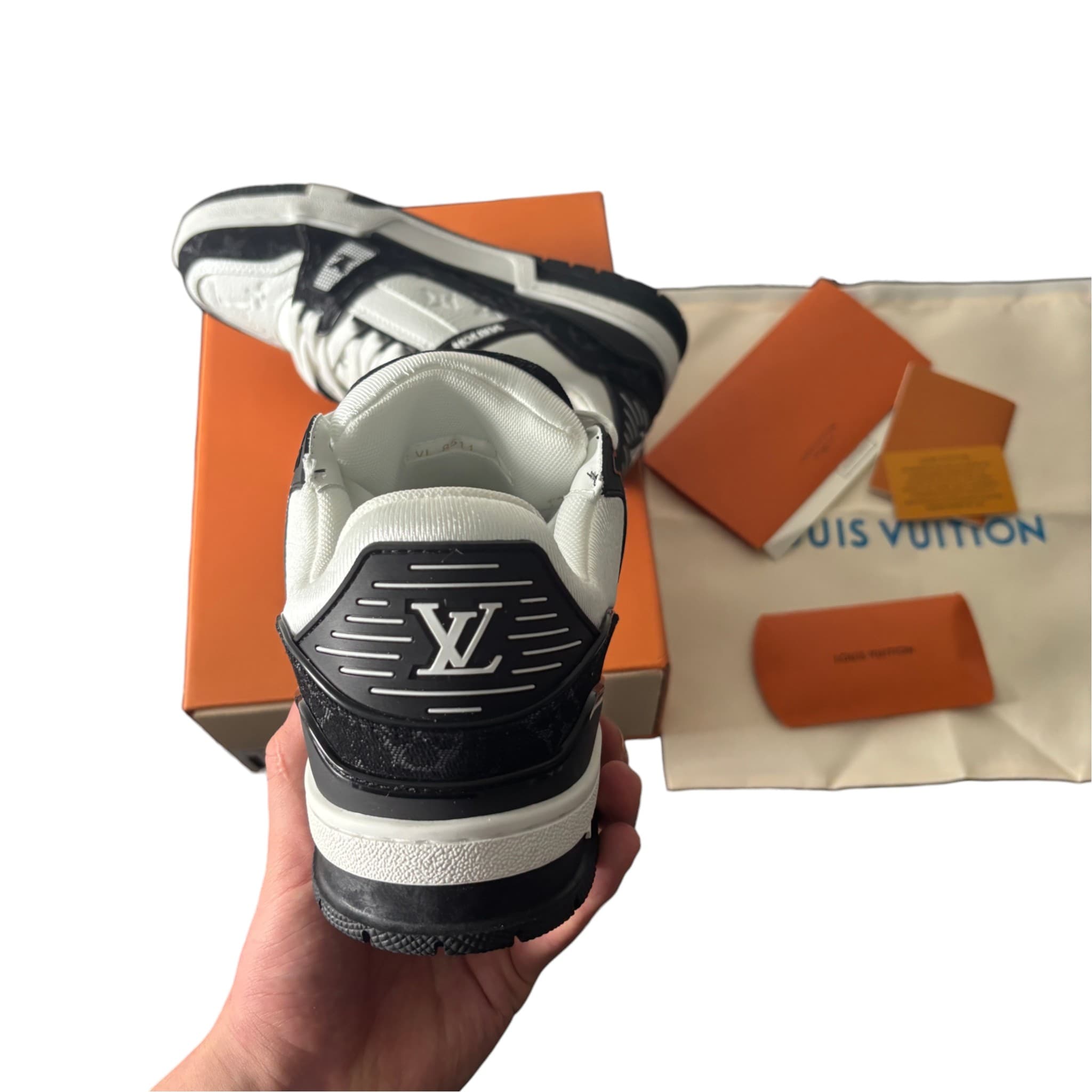 LV Black Monogram Trainer