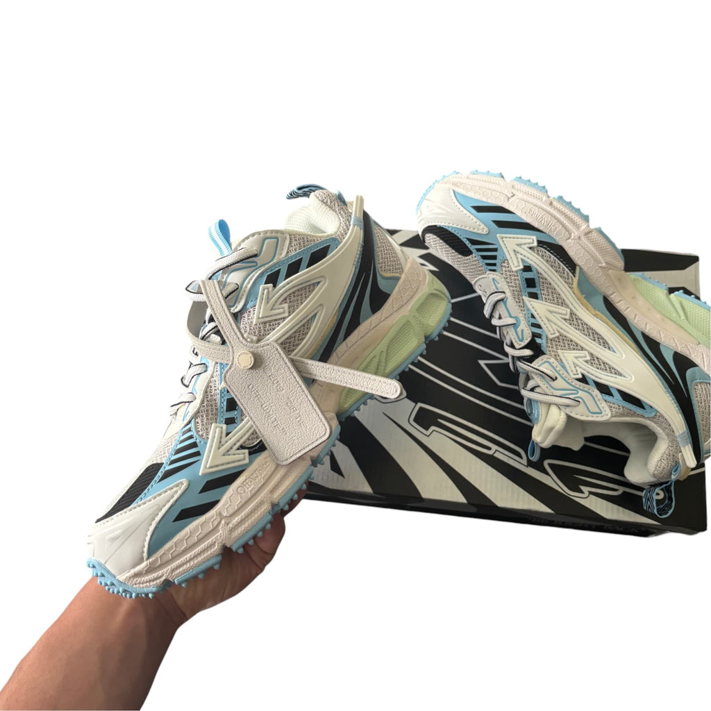 Off-White White & Blue Be Right Back S