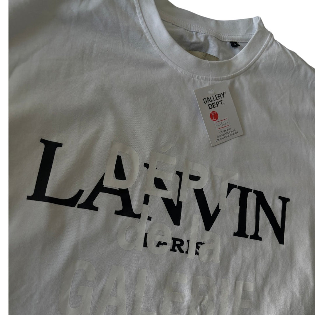 Gallery Dept X Lanvin Rare White T-shirt