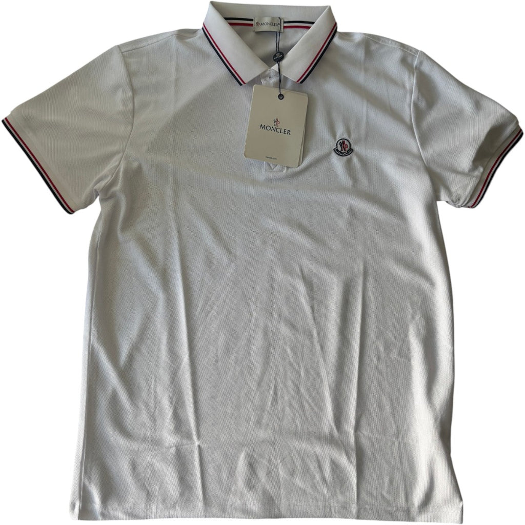 Moncler White LIMITED Polo Shirt