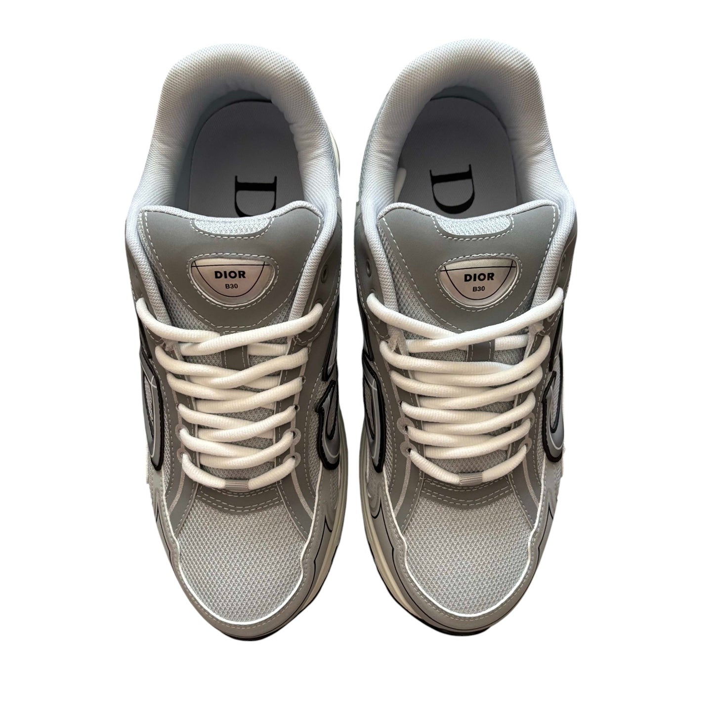 CD B30 Gray & White Exlusive Sneakers