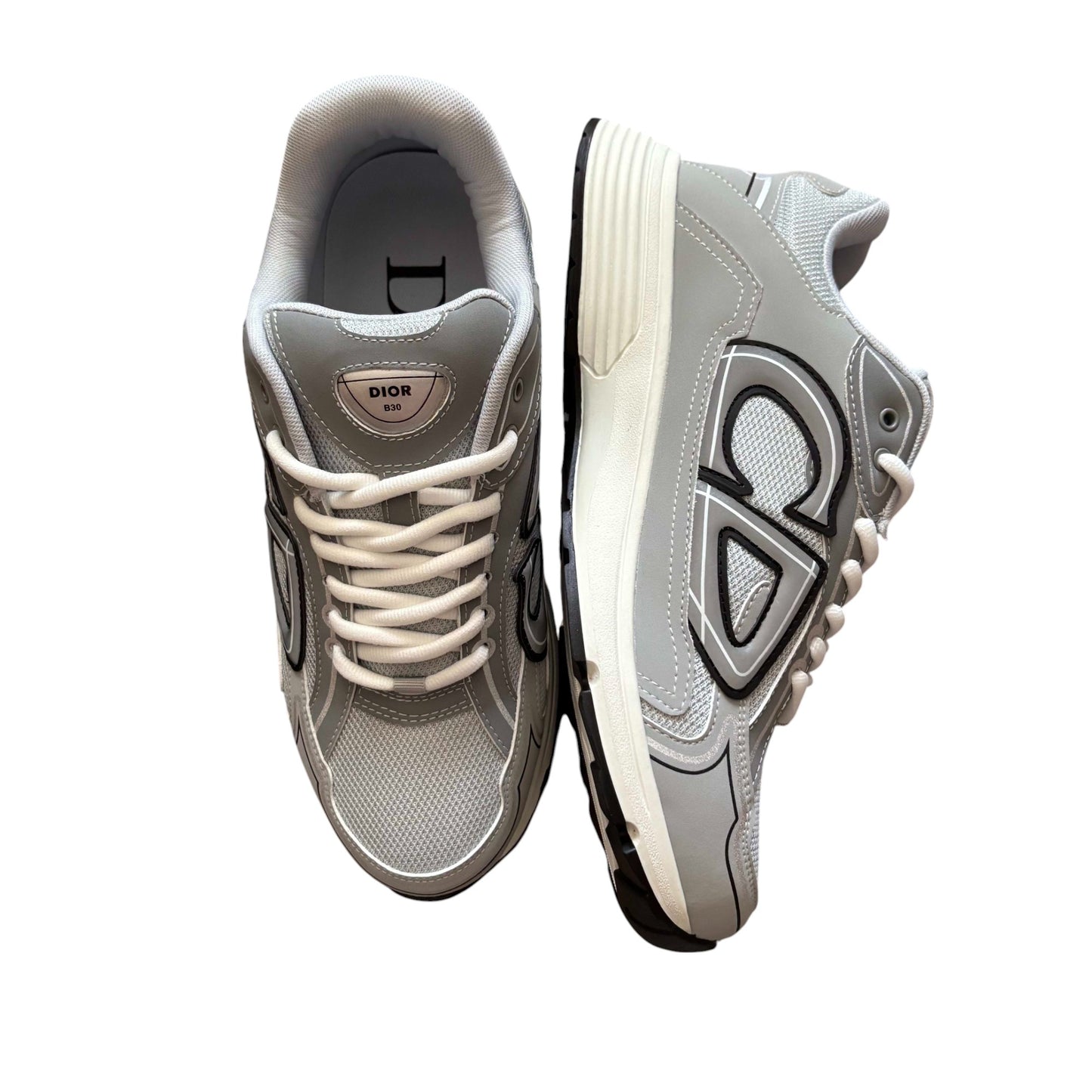 CD B30 Gray & White Exlusive Sneakers