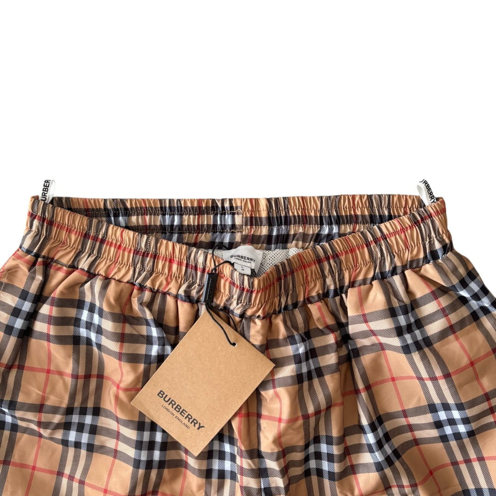 Burberry Limited Checked Monogram Shorts