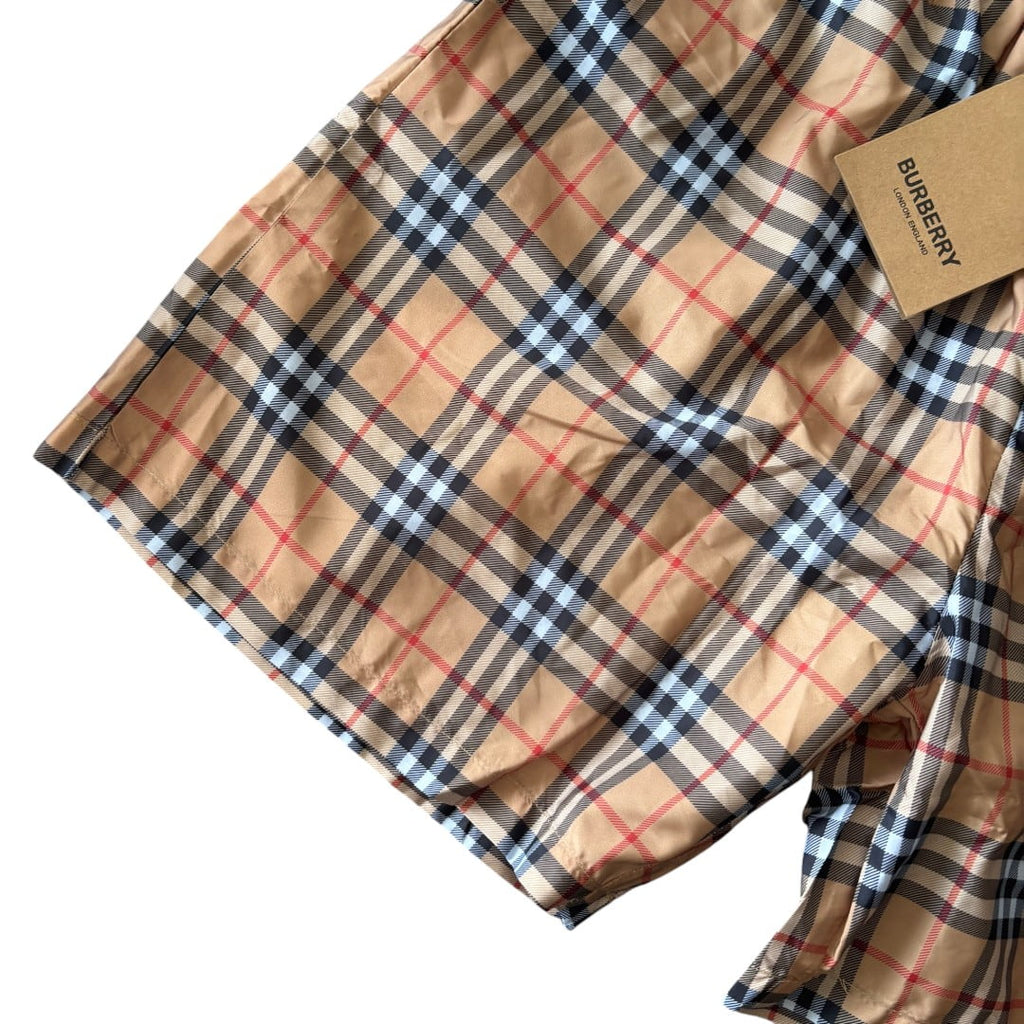 Burberry Limited Checked Monogram Shorts