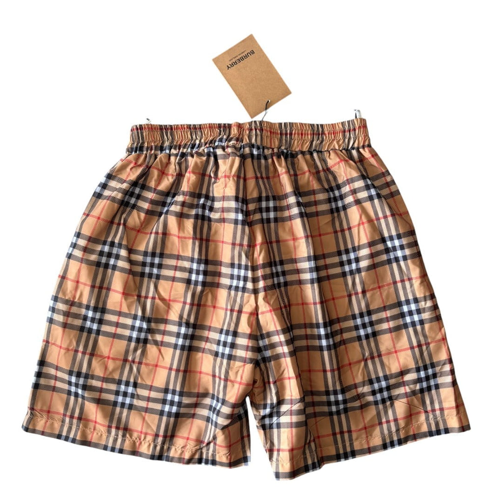 Burberry Limited Checked Monogram Shorts