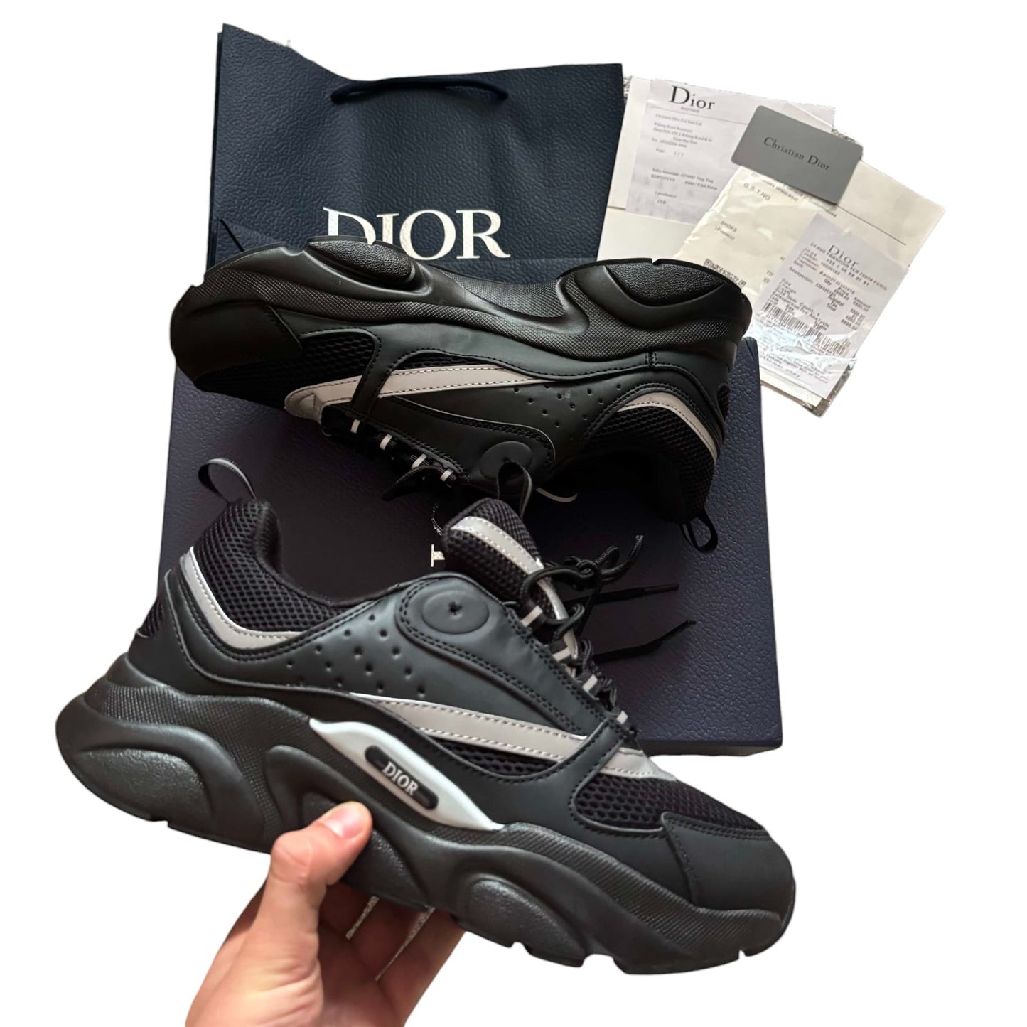 Dior B22 Double Black Sneaker