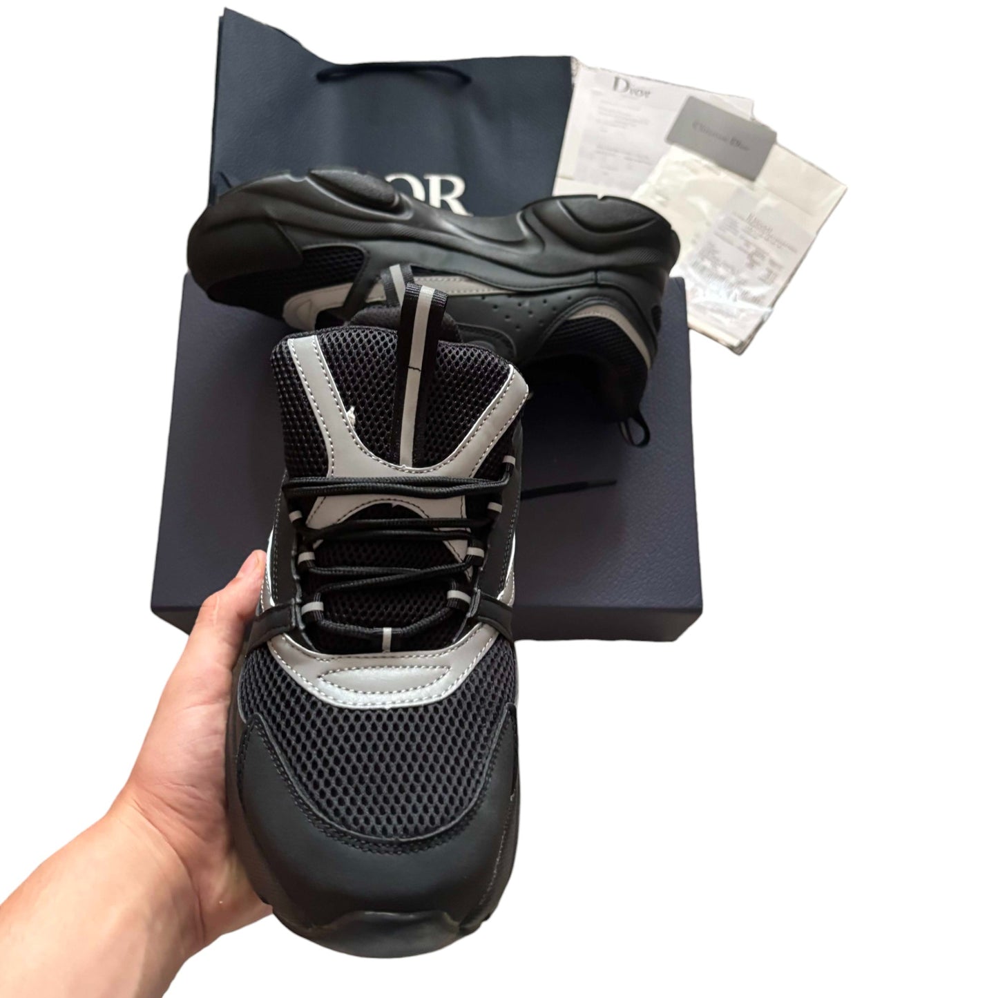 Dior B22 Double Black Sneaker