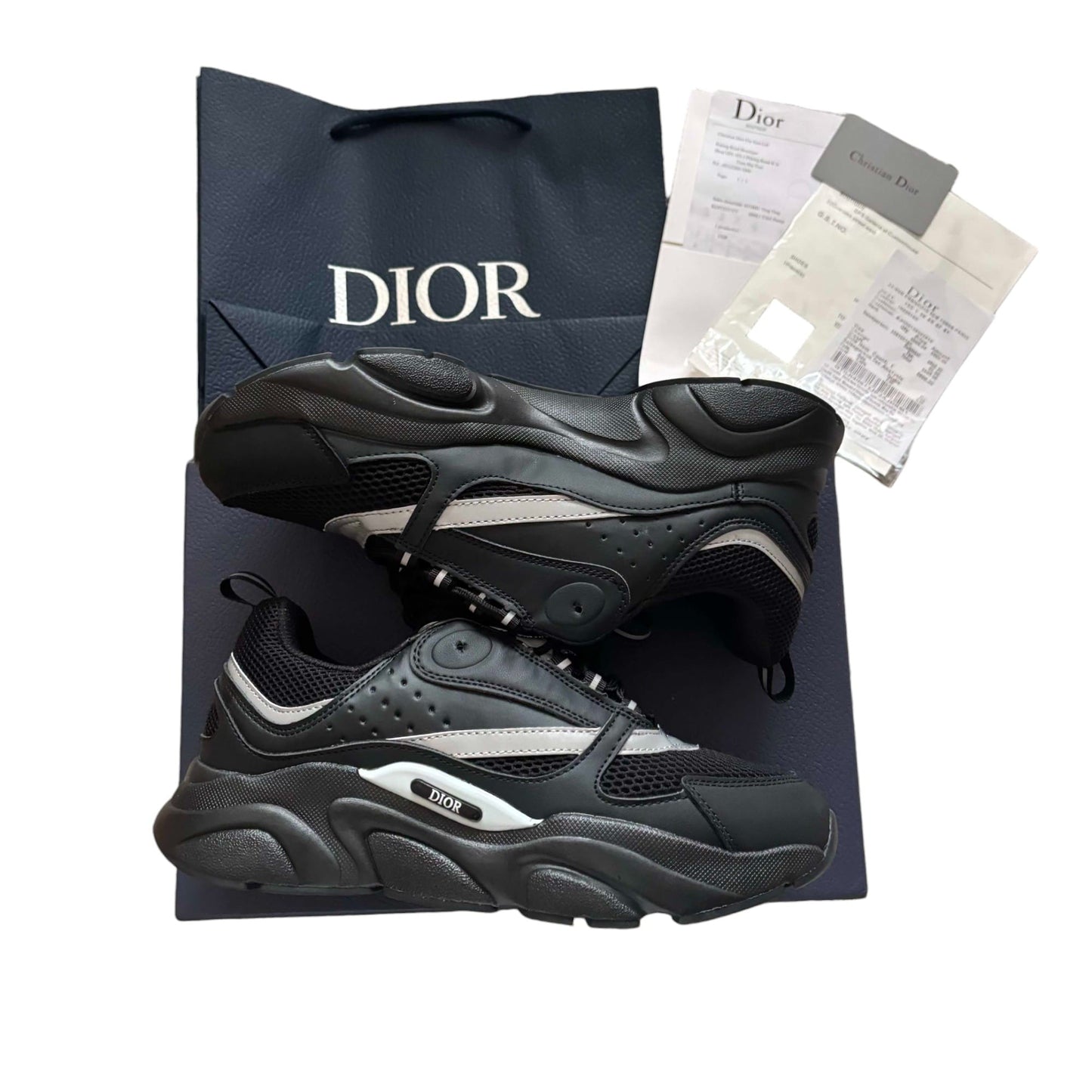 Dior B22 Double Black Sneaker