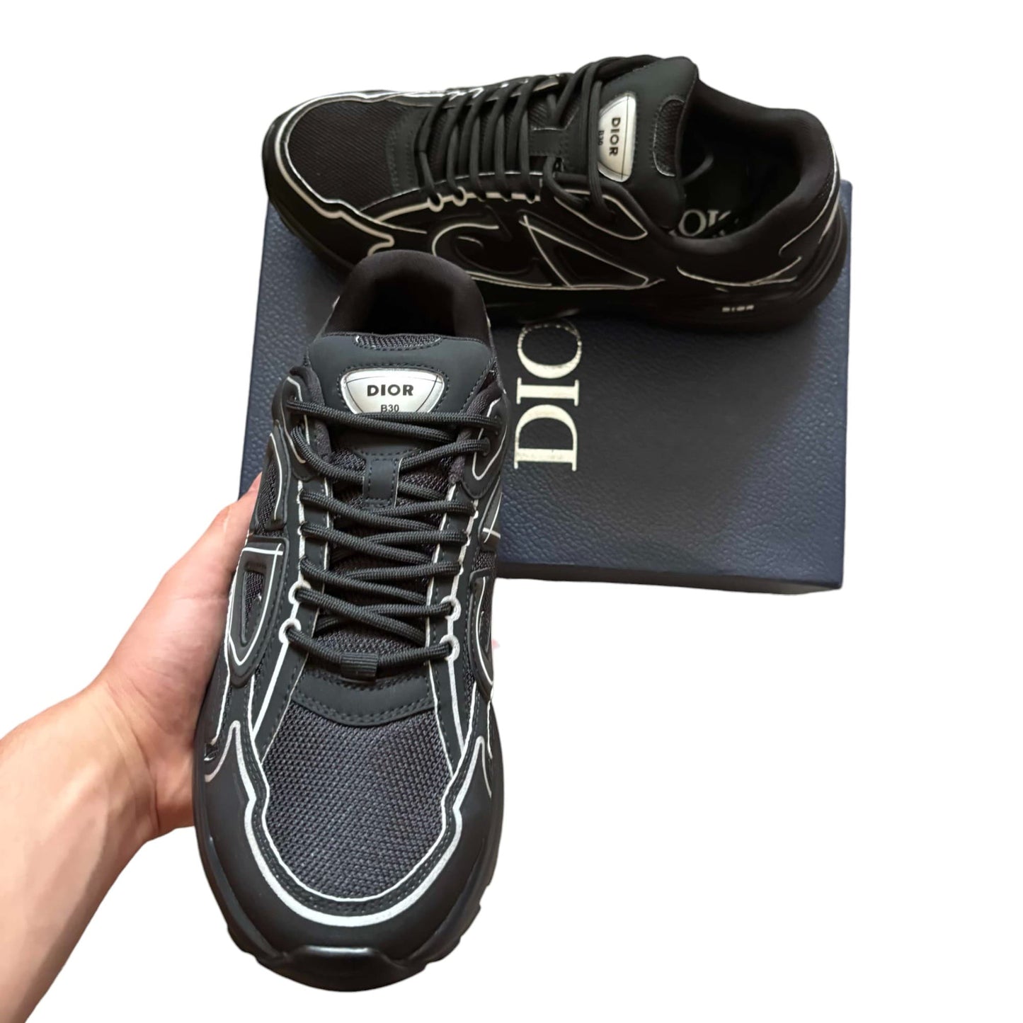 Dior B30 Mesh Black Trainer