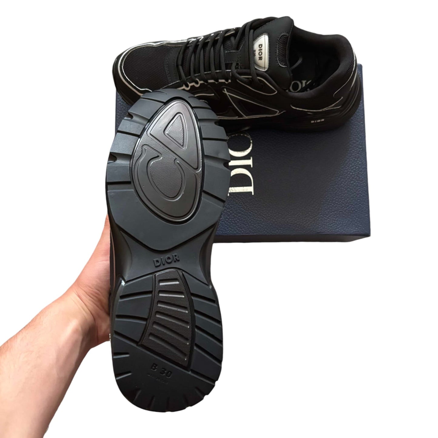 Dior B30 Mesh Black Trainer