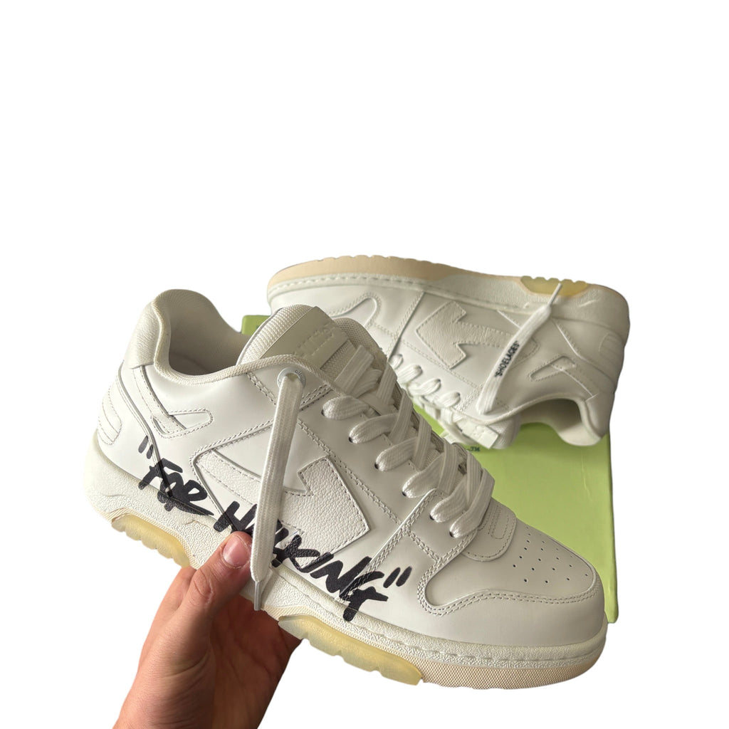 OFF - WHITE '' FOR WALKING '' White Sneakers