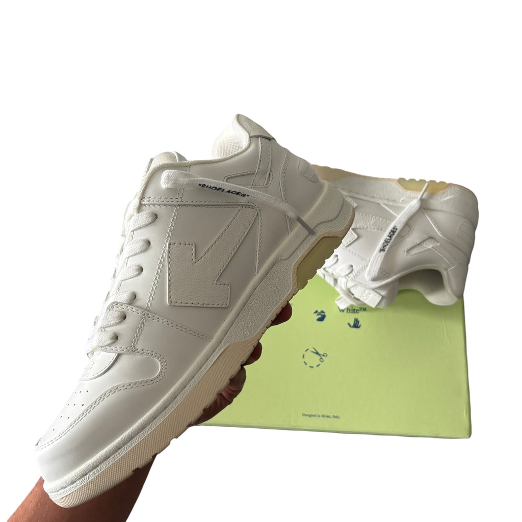 OFF - WHITE '' FOR WALKING '' White Sneakers