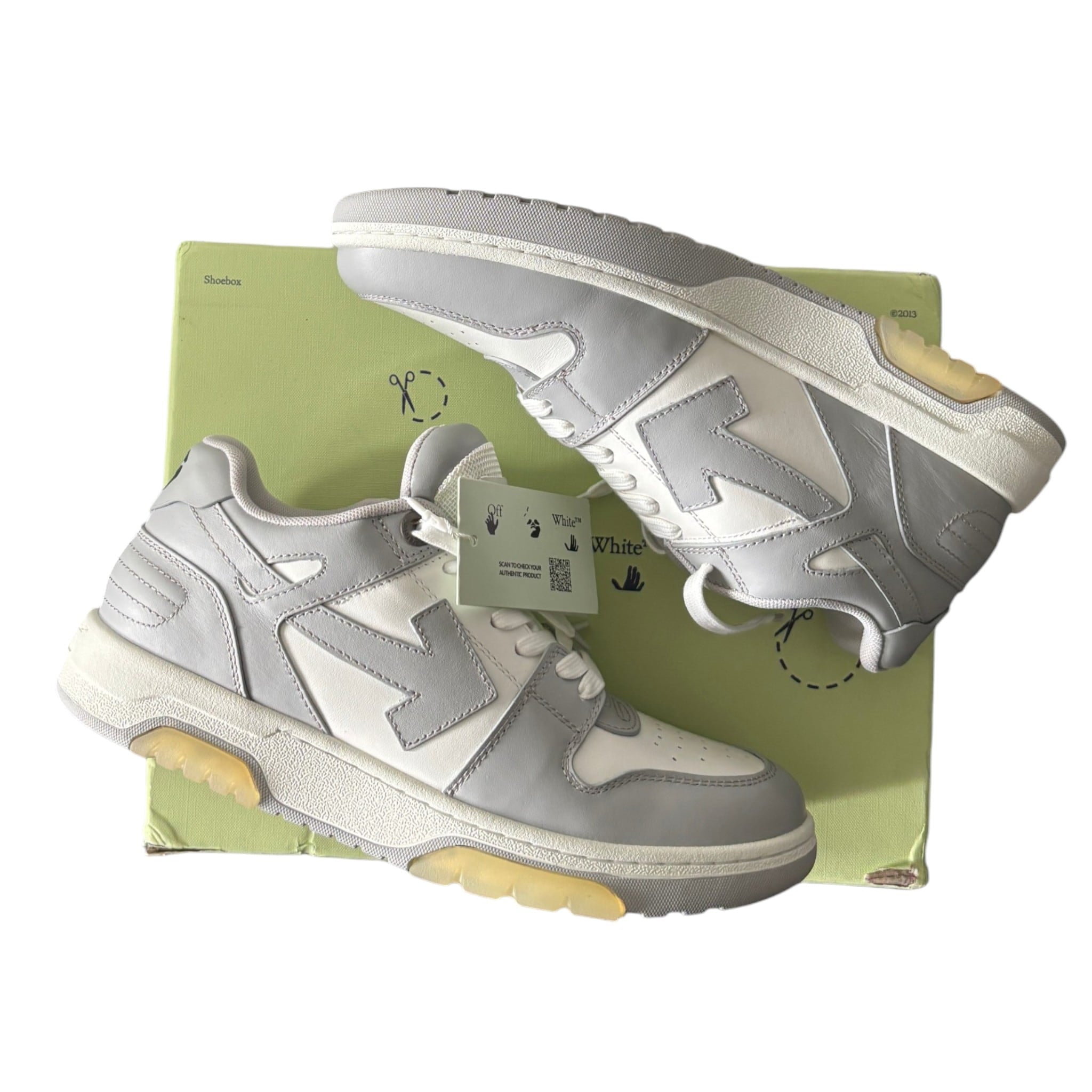 OFF - WHITE Gray Sneakers Limited
