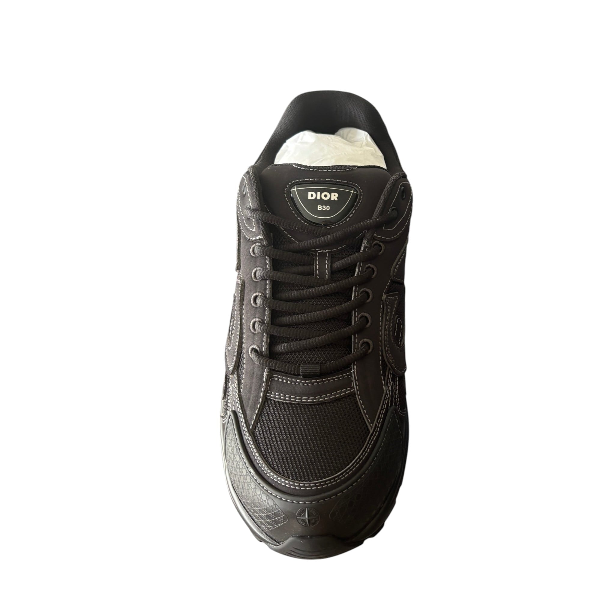 Dior x Stone Island B30 Black Sneakers