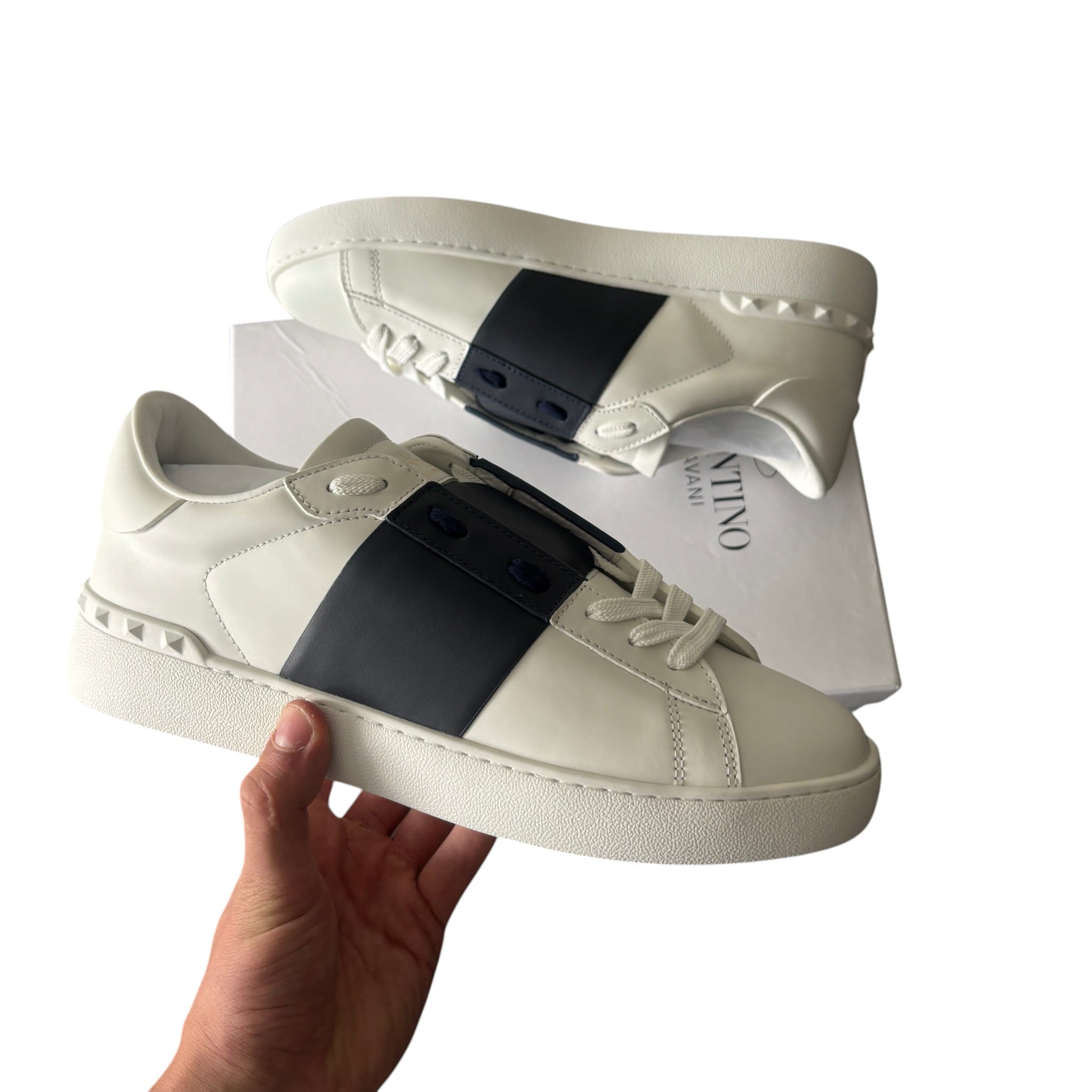 Valentino Garvani Navy Sneakers