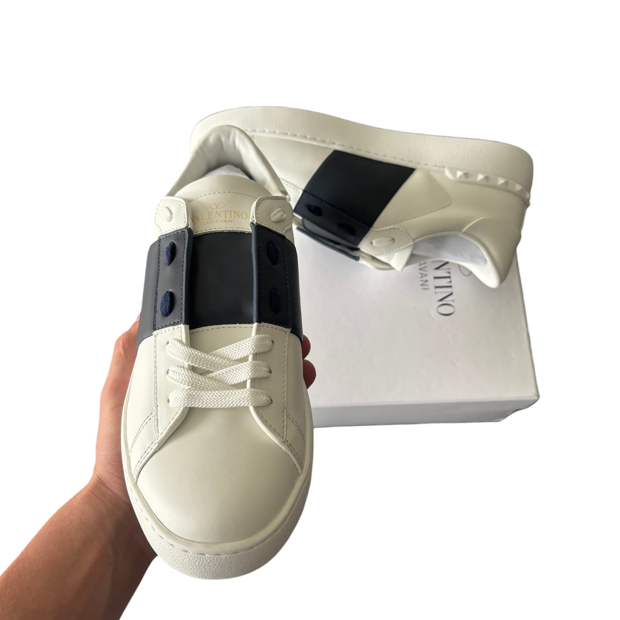 Valentino Garvani Navy Sneakers