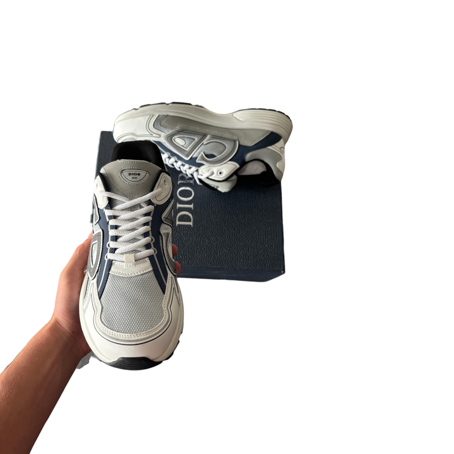 Dior B30 Blue Grey White Men's