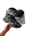 Balenciaga Black & Dark Green Runners