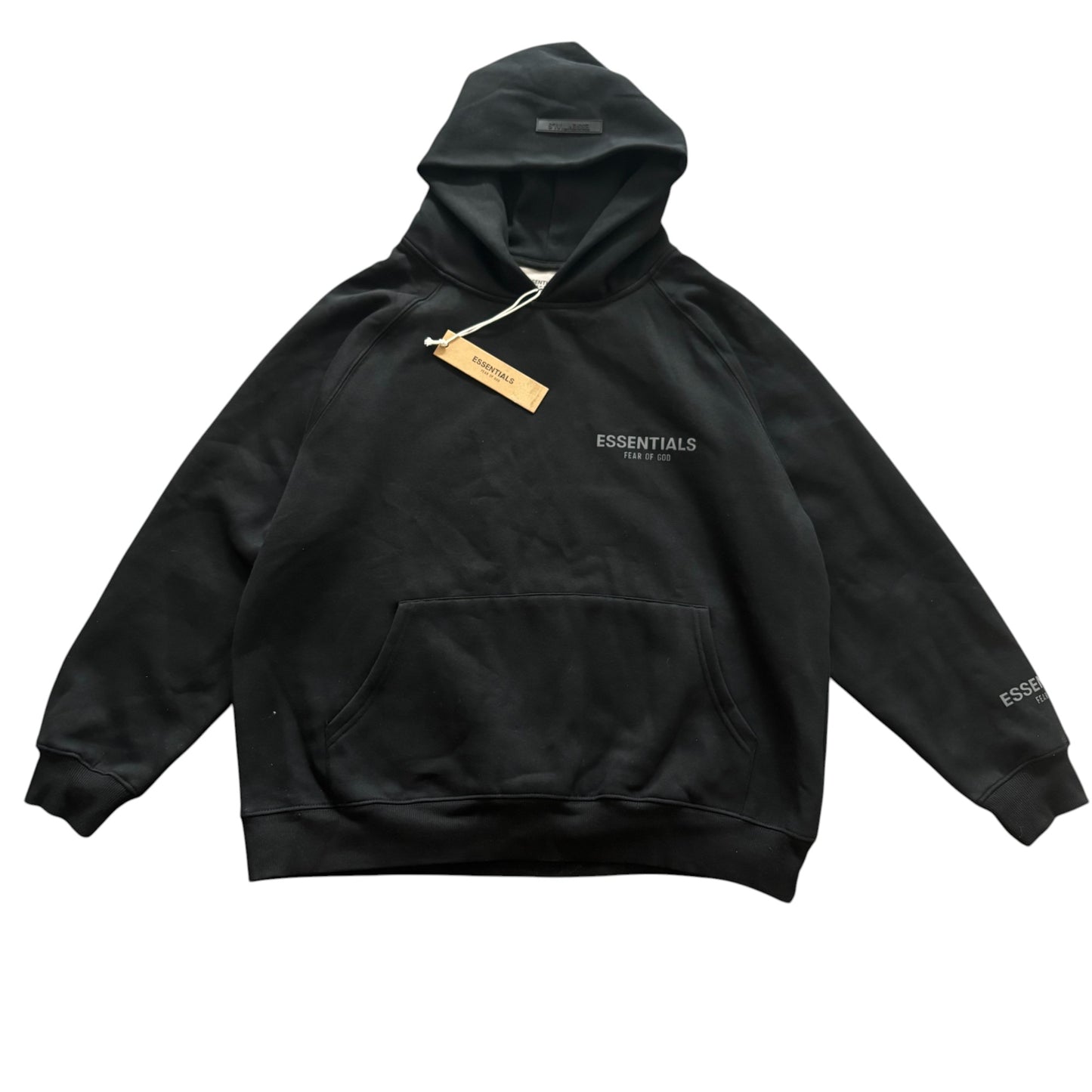 FEAR GOD Black Hoodie Logo