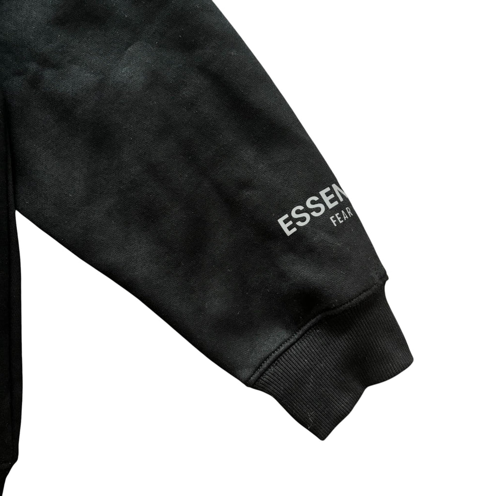 FEAR GOD Black Hoodie Logo