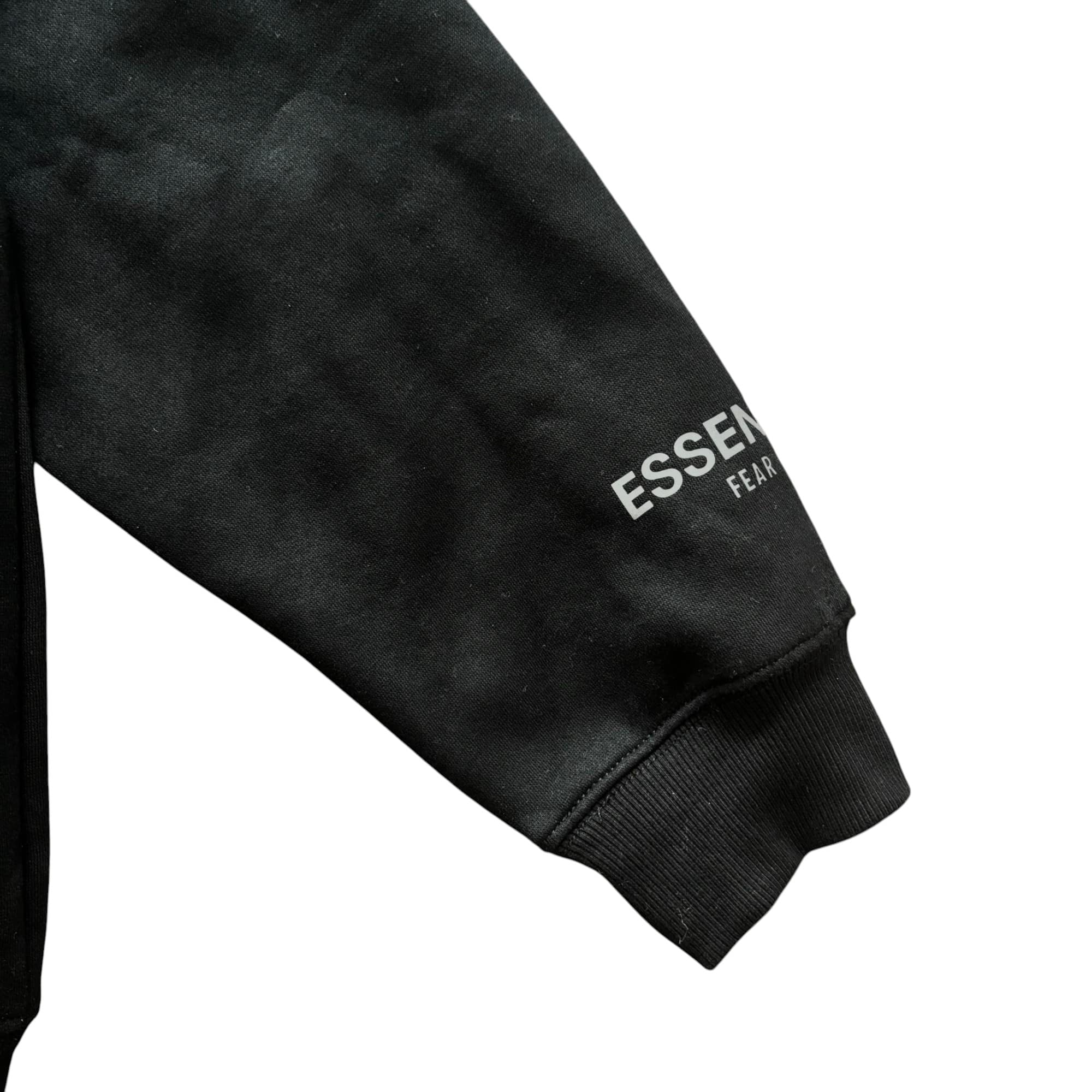 FEAR GOD Black Hoodie Logo